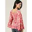 Angie Angie Bell Slv Smocked Top (C2F01)