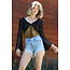 Angie Angie Bell SlvTie Crop Cardi(XHQ87)