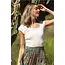 Angie Angie Cap Slv Pointelle Top (X2EB2) ASIS