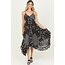 Angie Angie Hanky Hem Maxi Dress(C4896)