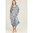 Angie Angie Kimono slv Maxi Dress(C4B76)