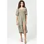 Angie Angie LS Slit Smocked Maxi Dress(C4K53)