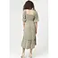 Angie Angie LS Slit Smocked Maxi Dress(C4K53)