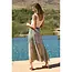 Angie Angie Maxi Skirt w Smocked Waistband (B6A91)