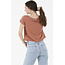 Angie Angie Pocket Burnout Tee (X2DF3)