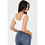 Angie Angie Rib Knit Notch Neck Tank (X2DF9)