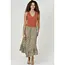 Angie Angie Ruffle Hem Maxi Skirt (26P93)