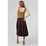 Angie Angie Smock Waist Midi Skirt (B6A73)