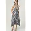 Angie Angie Spag Strap Halter Maxi Dress With Center Front Slit (C4N00)