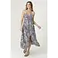 Angie Angie Spag Strap Halter Maxi Dress With Center Front Slit (C4N00)