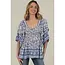 Angie Angie Square Neck Flare Slv Top (C2D72)
