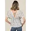 Angie Angie SS Crochet Trim Top(C2E89)