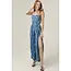 Angie Angie Strapless Smocked Jumpsuit (B5959)