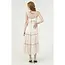 Angie Angie Tie Back Embroidered Detail Dress (C4J58)