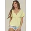 Angie Angie Twist front SS top(C2186)