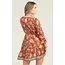 Angie Angie V-Neck w/Tassles Tiered Dress (F4E62)