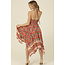 Angie Angie VNeck Halter Maxi Dress(C4888)