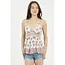 Angie Angie Vneck Tank w/Lace (C2E81)