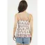 Angie Angie Vneck Tank w/Lace (C2E81)