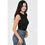 Angie Angie Wavy Rib Knit Top (X2DU8)