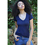 Angie Basic V-neck Tee Shirt (X2731)