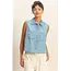 Double Zero Double Zero Sleeveless Button-Up Top (DZ26C351)