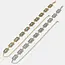 Fame Western Style Concho Rectangle Chain Belt (MML9244)